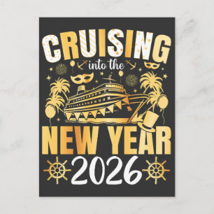 Postal Navegando hacia el Año Nuevo 2026