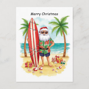 Postal Navegando la Navidad en Julio con SANTA CLAUS