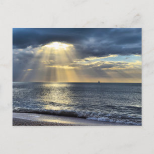 Postal Navegar al atardecer - Postcard