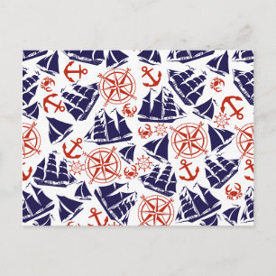 Postal Navegar por los mares