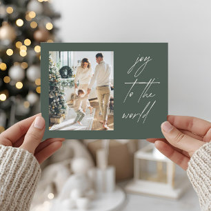Postal Navidad con Foto Moderna
