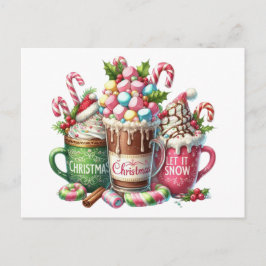 Postal Navidad de cacao
