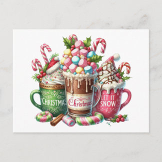 Postal Navidad de cacao