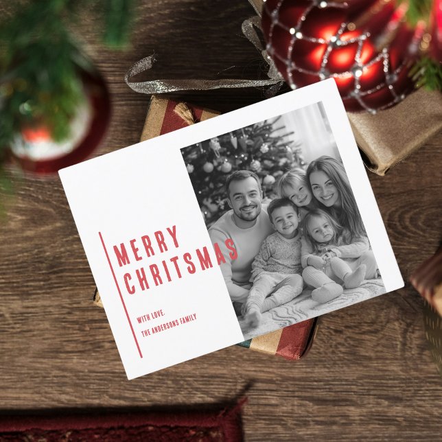 Postal Navidad de los Ríos con foto en blanco y negro (Subido por el creador)
