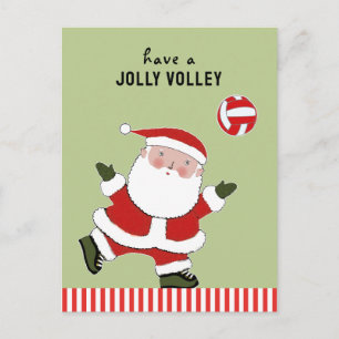 Postal Navidad de voleibol
