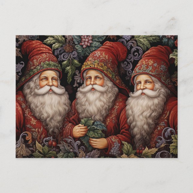 Postal Navidad del Padre de la Vintage (Anverso)