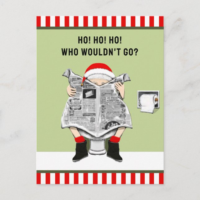 Postal Navidad divertida (Anverso)
