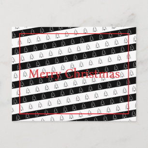 Postal Navidad en Blanco y Negro