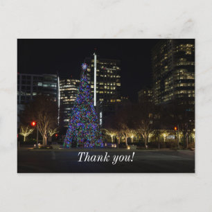 Postal Navidad en el centro de Dallas