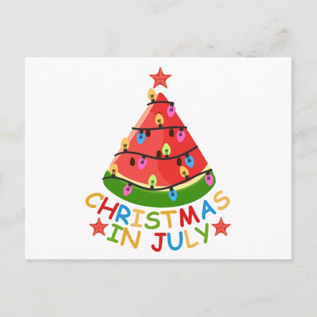 POSTAL NAVIDAD EN JULIO (Anverso)