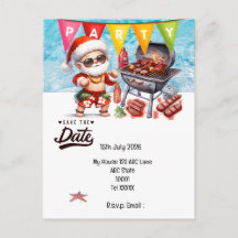 Navidad en julio con SANTA CLAUS Guarda la fecha