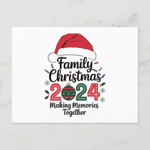 Postal Navidad Familiar 2024 Creando Recuerdos Juntos