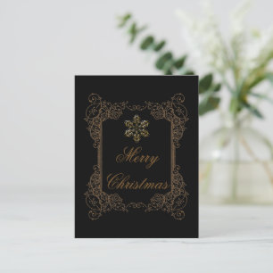 Postal Navidad Fantasía Victoriana 