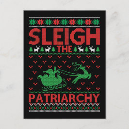 Postal Navidad Feminista Derriba Al Patriarcado