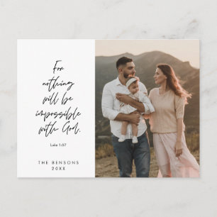 Postal Navidad Religiosa, Feliz Navidad, Foto de Familia 