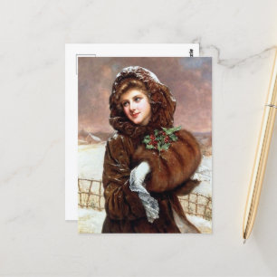 Postal navidad retro vintage