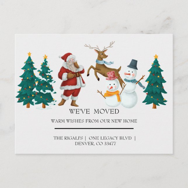 Postal Navidad vintage (Anverso)