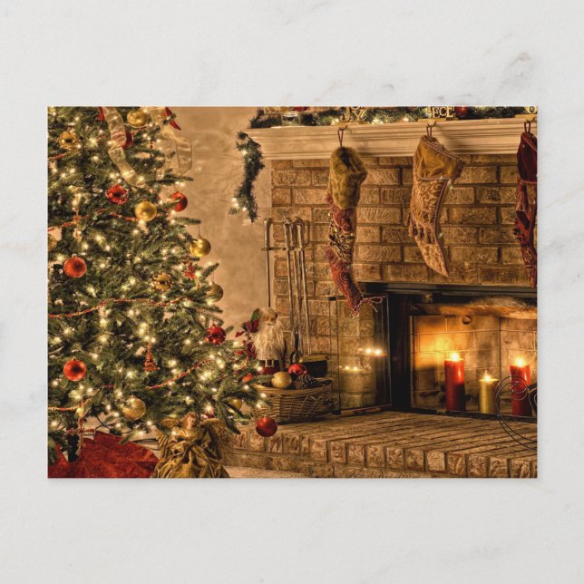 Postal Navidad vintage (Anverso)