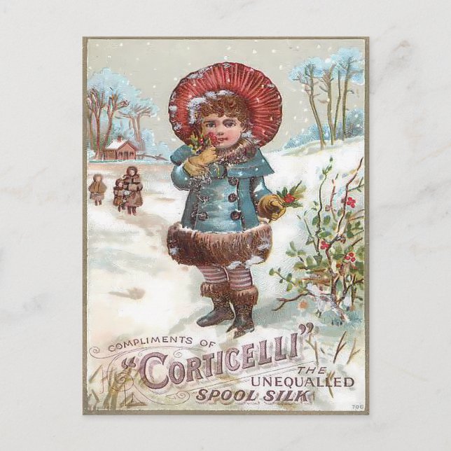 Postal Navidad Vintage (Anverso)