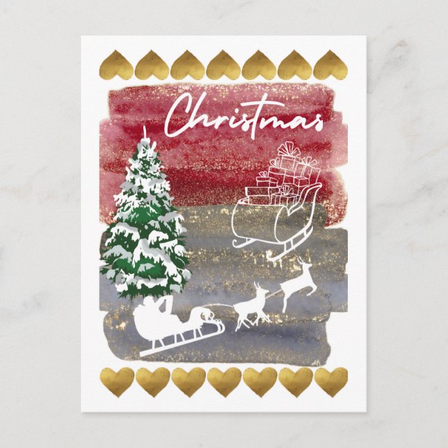 Postal Navidad Vintage  (Anverso)