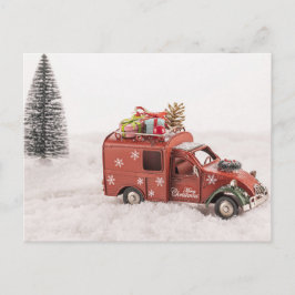 Postal Navidad Vintage Vacaciones  