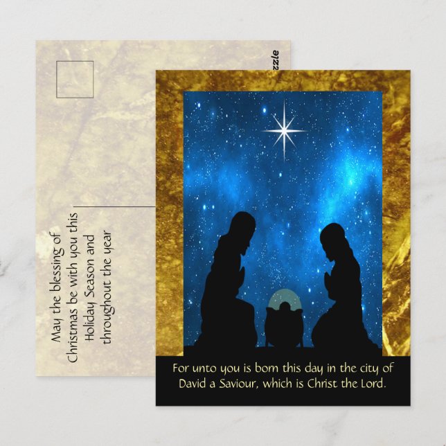 Postal Navidades (Anverso / Reverso)