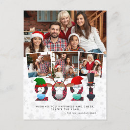 Postal Navidades 2021 | Fotos de las máscaras de la cara
