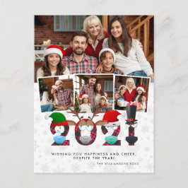 Postal Navidades 2021 | Fotos de las máscaras de la cara 