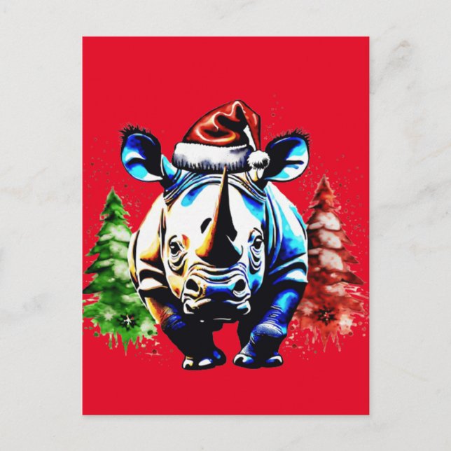 Postal Navidades adorables cachorros (Anverso)