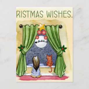 Postal Navidades Amigos de la noche