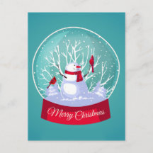 Navidades Aves Rojas, el cardenal de Snowworld