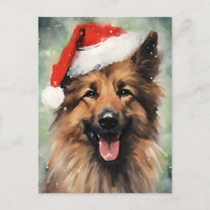 Postal Navidades belgas de Tervuren pinchan arte