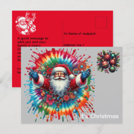 Postal Navidades Bella Santa Claus5