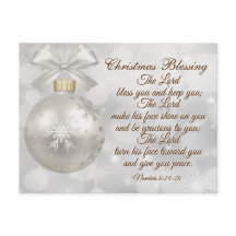 Navidades bendiciendo la Biblia versus los números