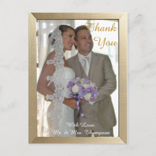 Postal Navidades Blancos Gracias Postcard