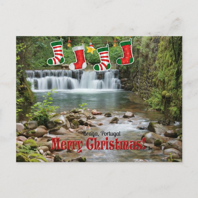 Postal Navidades, Braga, Portugal (Anverso)