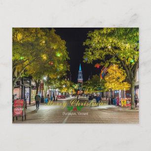 Postal Navidades Burlington, Vermont