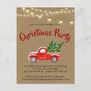 Postal Navidades Camionero A Un Fiesta De Berry Navidades