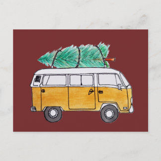 Postal Navidades Campervan
