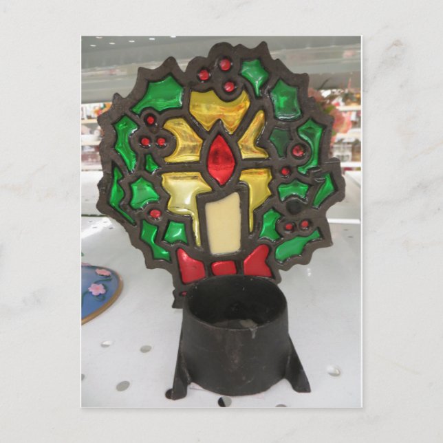 Postal Navidades Candle Holder (Anverso)