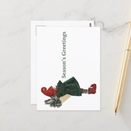 Postal Navidades caprichosos Gnome Postcard - Saludo