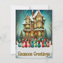 Postal Navidades Carolers