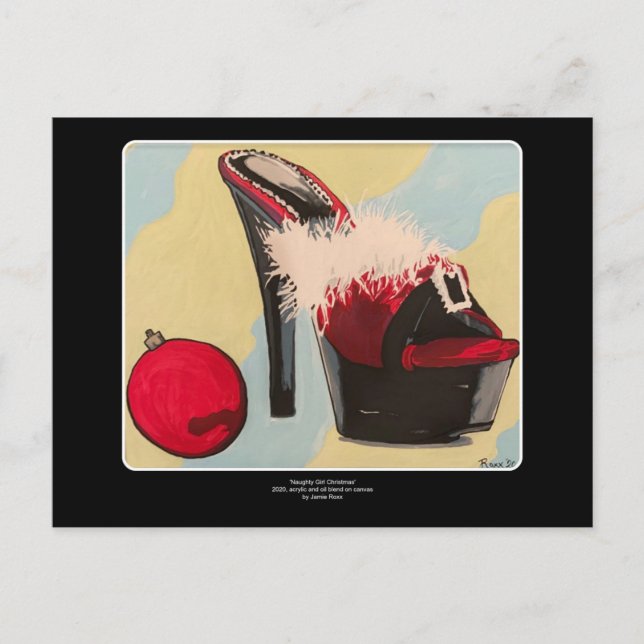 Postal Navidades Chicas traviesos 2020 (Anverso)