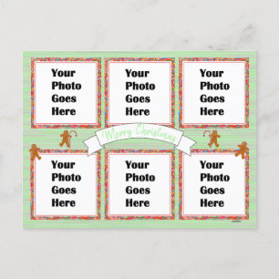 Postal Navidades coloridos Postcard HAMbWG