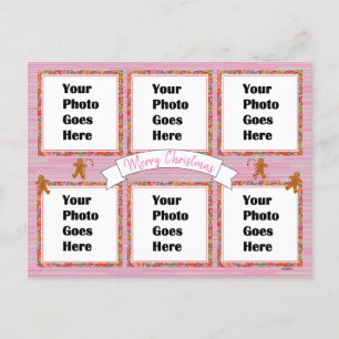 Postal Navidades coloridos Postcard HAMbWG