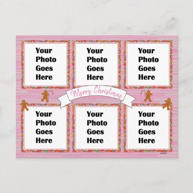 Postal Navidades coloridos Postcard HAMbWG (Anverso)