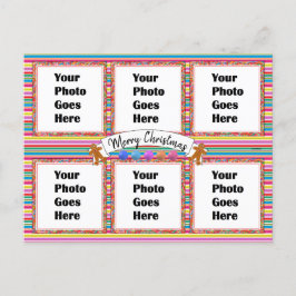 Postal Navidades coloridos Postcard HAMbWG