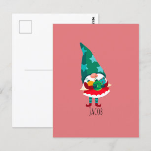 Postal Navidades con adornos navideños