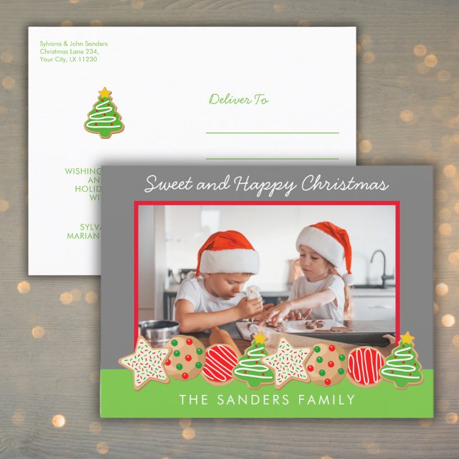 POSTAL NAVIDADES COOKIES FOTO POSTCARD (Subido por el creador)