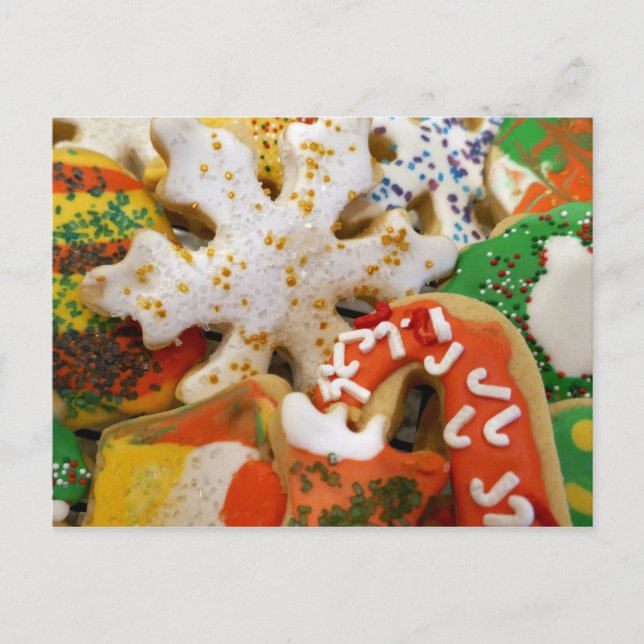 Postal Navidades Cookies II Colorido Holiday Baking (Anverso)